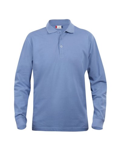 Polo Classic Lincoln manica lunga Azzurro