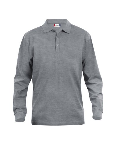 Polo Classic Lincoln manica lunga Grigio Melange