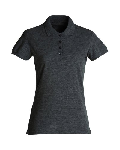Polo Donna Basic Antracite Melange