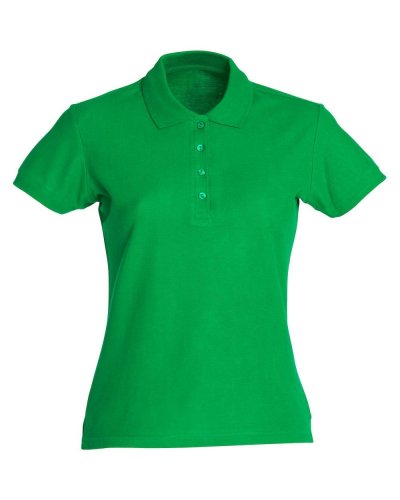 Polo Donna Basic Verde Acido