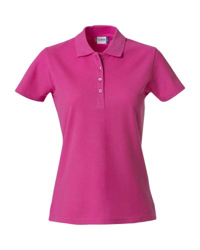 Polo Donna Basic Lampone