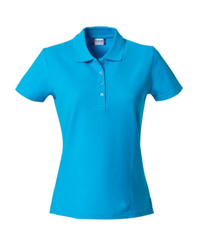 Polo Donna Basic Turchese