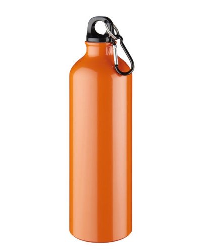 Borraccia Pacific in Alluminio BPA free con moschettone  770ml Arancio