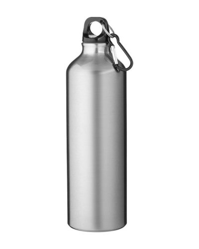 Borraccia Pacific in Alluminio BPA free con moschettone  770ml Argento