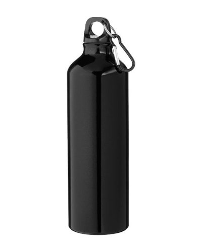 Borraccia Pacific in Alluminio BPA free con moschettone  770ml Nero