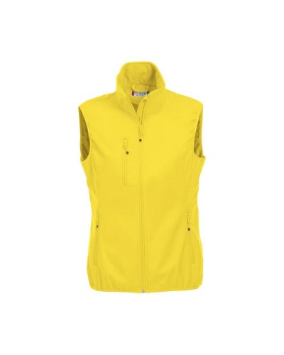 Gilet Basic Softshell donna Giallo Limone