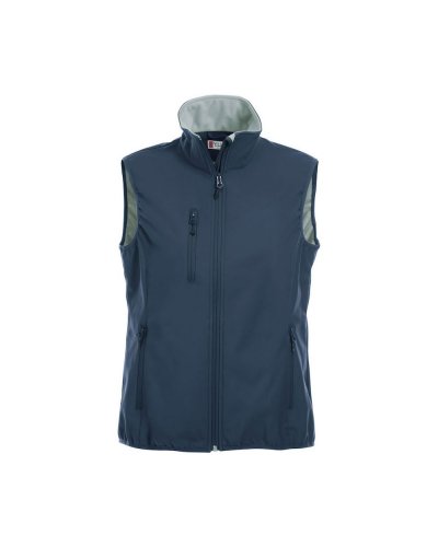 Gilet Basic Softshell donna Blu