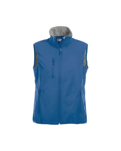 Gilet Basic Softshell donna Royal
