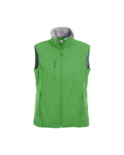 Gilet Basic Softshell donna Verde Acido