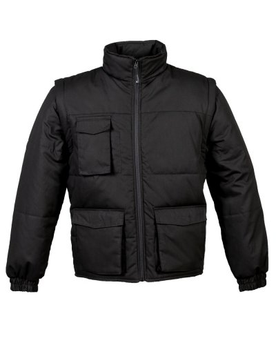 Giubbino con maniche staccabili Alabama Black