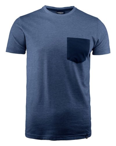 T-shirt Portwillow Blu scuro melange 606