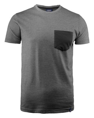 T-shirt Portwillow Nero melange 906