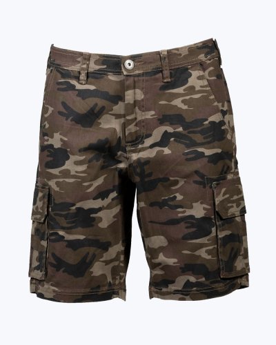 Pantalone corto multitasche Mikonos Camouflage Green