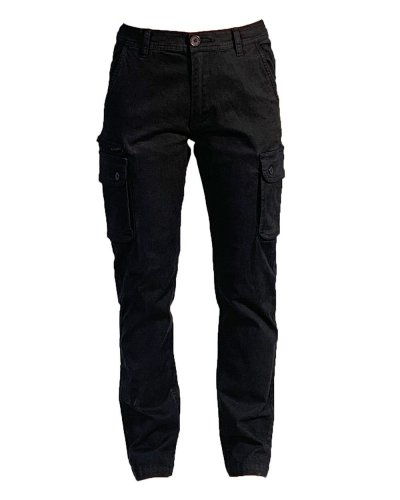 Pantalone France Lady multitasche elasticizzato Navy