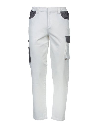Pantalone multitasche Giotto White