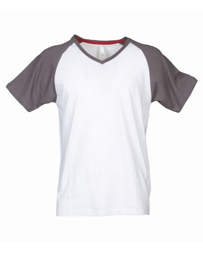 T-shirt con maniche a contrasto Raffaello White