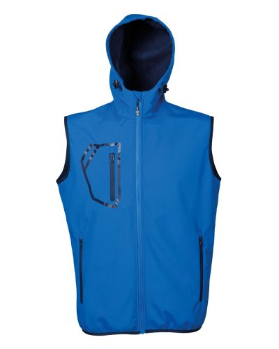 Gilet in softshell a 2 strati Stelvio Royal