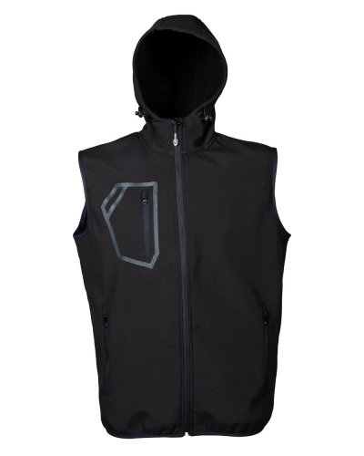 Gilet in softshell a 2 strati Stelvio Black