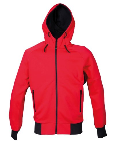 Felpa con zip intera e cappuccio Cleveland Man Red