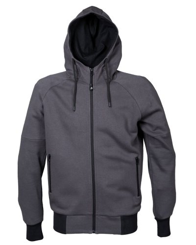 Felpa con zip intera e cappuccio Cleveland Man Dark grey