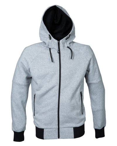 Felpa con zip intera e cappuccio Cleveland Man Melange