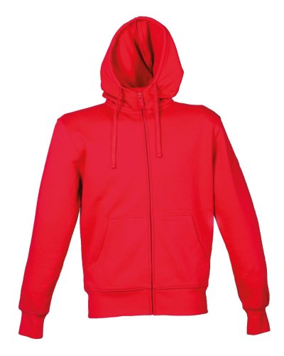 Felpa con zip intera e cappuccio Oklahoma Man Red