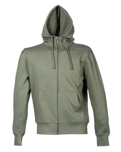 Felpa con zip intera e cappuccio Oklahoma Man Army Green