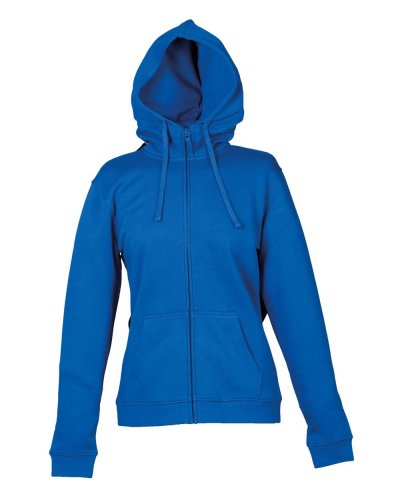 Felpa con zip intera e cappuccio Oklahoma Lady Royal