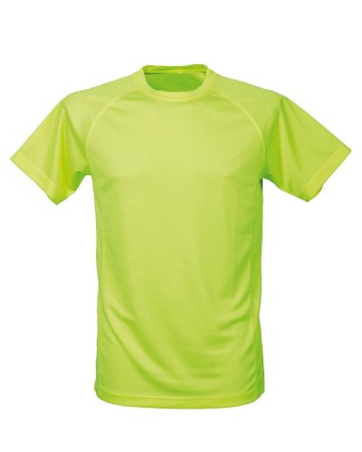 T-shirt Montevideo Man Yellow Fluo
