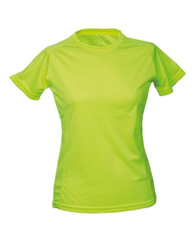 T-shirt Montevideo Lady Yellow Fluo
