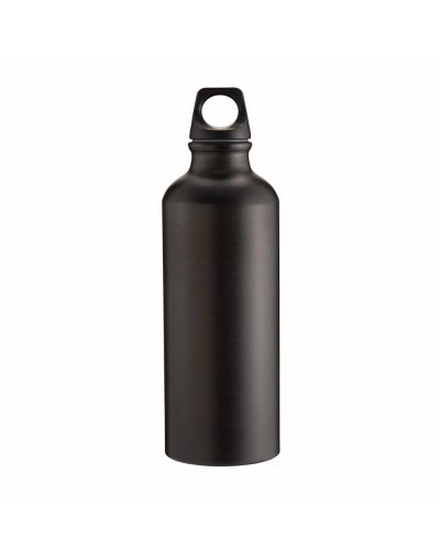 Bottiglia in alluminio metallizzata 500 ml Nero