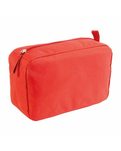 Beauty case in poliestere Rosso