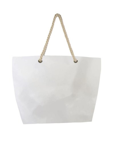 Borsa mare in poliestere con soffietto