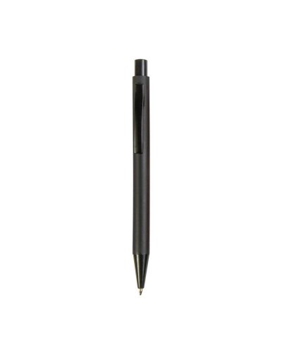 Penna in plastica con clip in metallo Nero N