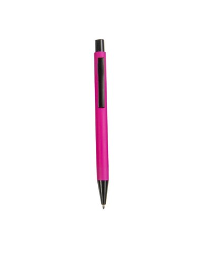 Penna in plastica con clip in metallo