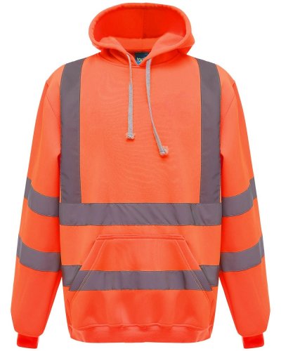 Felpa con cappuccio Hoodie Fluo Hi-Vis-Orange