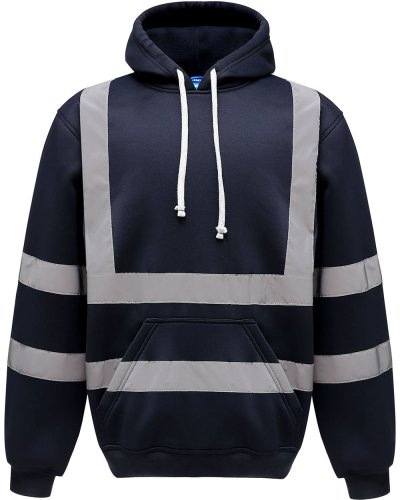 Felpa con cappuccio Hoodie Fluo Navy