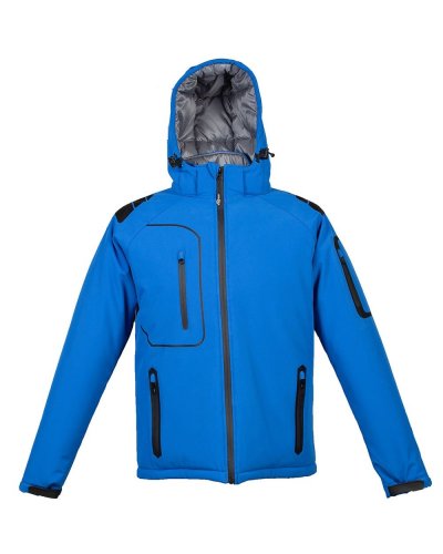 Giubbino imbottito in softshell a tre strati Cervinia Man Royal