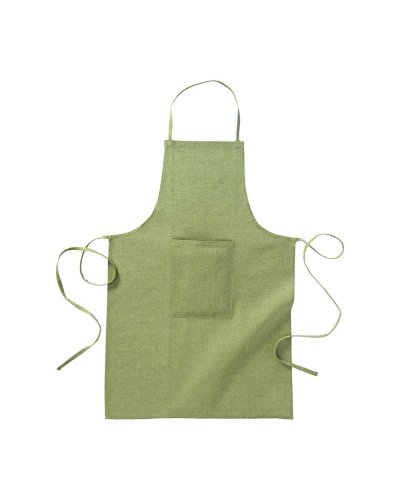 Grembiule lungo in cotone riciclato Verde mela