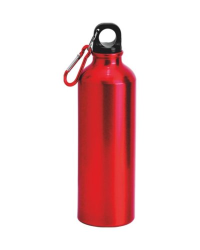Borraccia in alluminio con moschettone 750ml