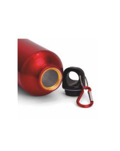 Borraccia in alluminio con moschettone 750ml