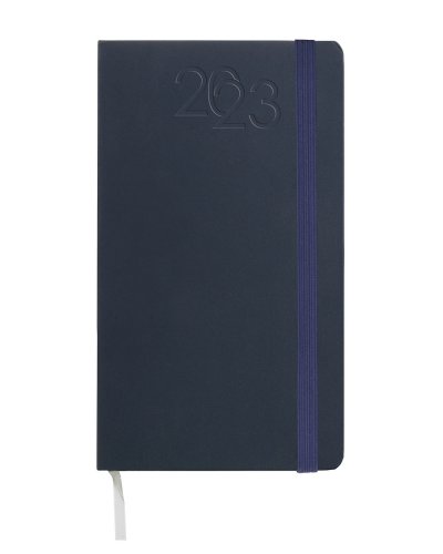 Agenda Settimanale in PVC e Cartone Blu scuro