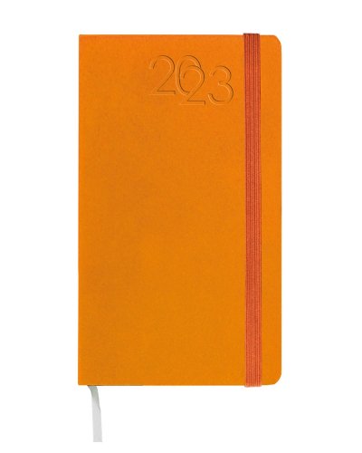 Agenda Settimanale in PVC e Cartone Arancione