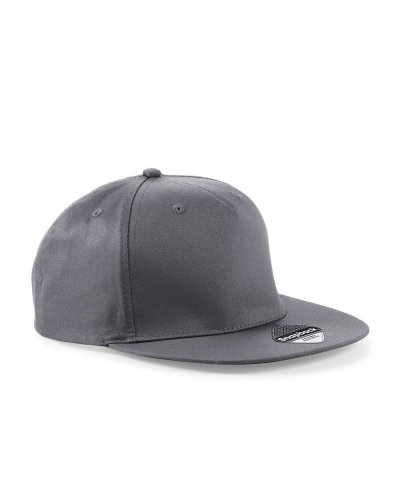 Cappellino 5 Panel Snapback Rapper Graphite grey