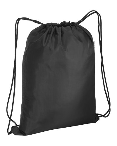 Zainetto con tasca colorata con zip Nero