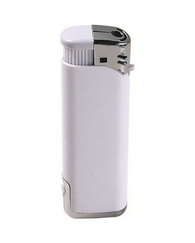 Accendino ricaricabile con luce led Bianco