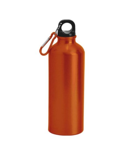 Borraccia colorata in alluminio da 500ml Arancio