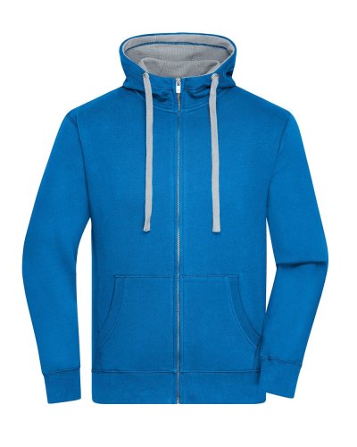 Men's Lifestyle Zip-Hoody cobalt/grey-heather