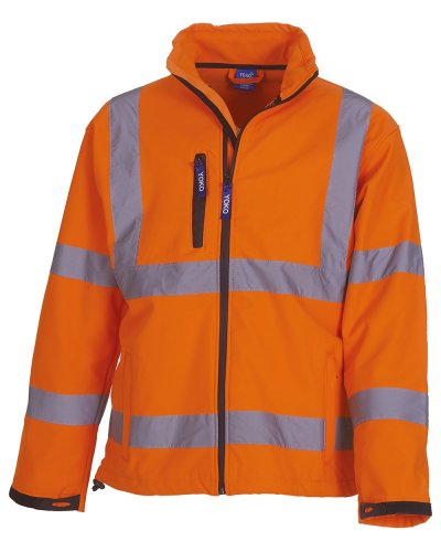 Giacca Fluo SoftShell  Hi-Vis-Orange