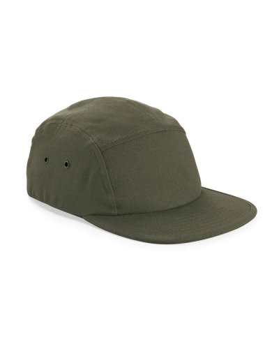 Cappellino Canvas 5 pannelli Olive Green